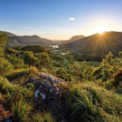 Sunrise over "Ladies View" - The Ring of Kerry