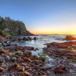 Dunluce Castle Sunset