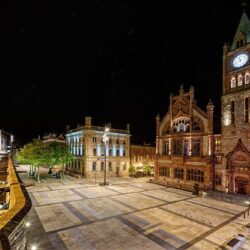 The City Walls & Guildhall Square - Derry City
