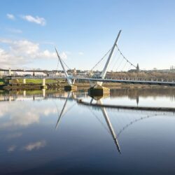 The Peace Bridge - Derry City - Londonderry - Northern Ireland
