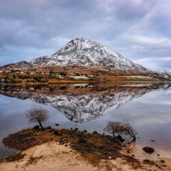 Snow-Capped-Errigal-17_FULL “Errigal Mountain & Dunlewey Lake”