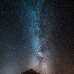 “Errigal Mountain beneath our Milky Way”