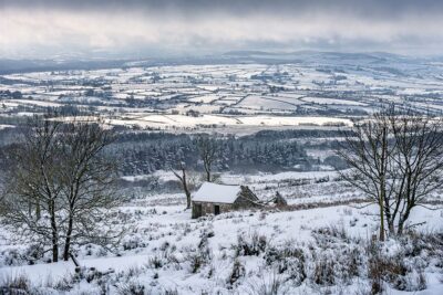 "Snow Cottage in the Sperrins"