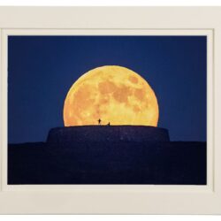 Moonrise over The Ancient Ring Fort of "An Grianan of Aileach”
