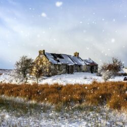 Sperrin Mountains Snow Cottage