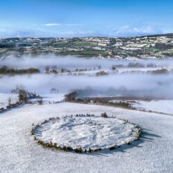 “Winter Shadows of Beltany Stone Circle”