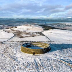 "Grianan of Aileach in Snow”