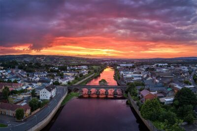 Strabane Town & The River Mourne