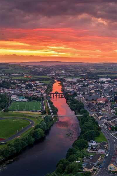 Strabane on the River Mourne