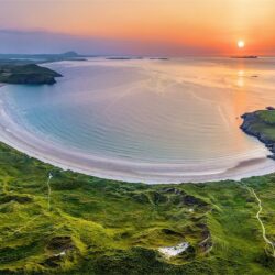 Tramore-Sunset_FULL Trá Mór Beach