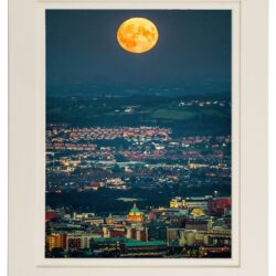 ‘Sturgeon Moonrise over Belfast City’
