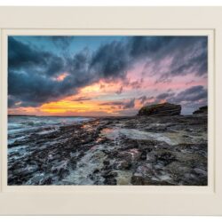 Diving Rock Sunset on Bundoran Beach