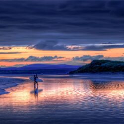 Sunset Surfers - Rossnowlagh Beach