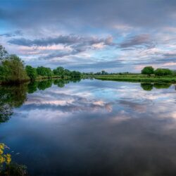 Irish River Bank Reflections
