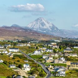 ‘Bunbeg & Errigal Mountain’