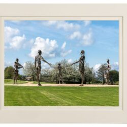 White Cherry Blossom Trees - Millennium Sculpture