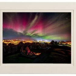 ‘The Aurora over Strabane Cemetery’