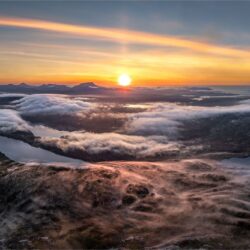 'Flowing Clouds of Amber Fire'