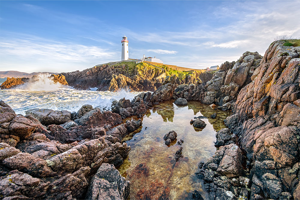 "Enchanting Rock Pools of Fanad Lighthouse"