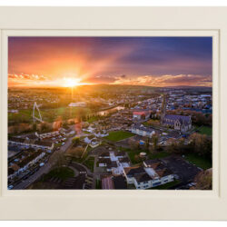 'Spring Sunset over Strabane Town'