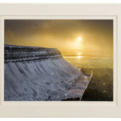 “Snow Sunset on Benbulben”