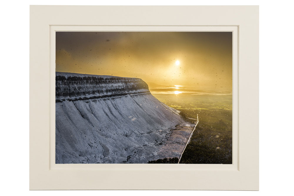 “Snow Sunset on Benbulben”